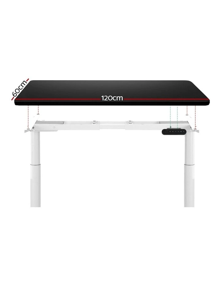 Standing Desk in White/Black