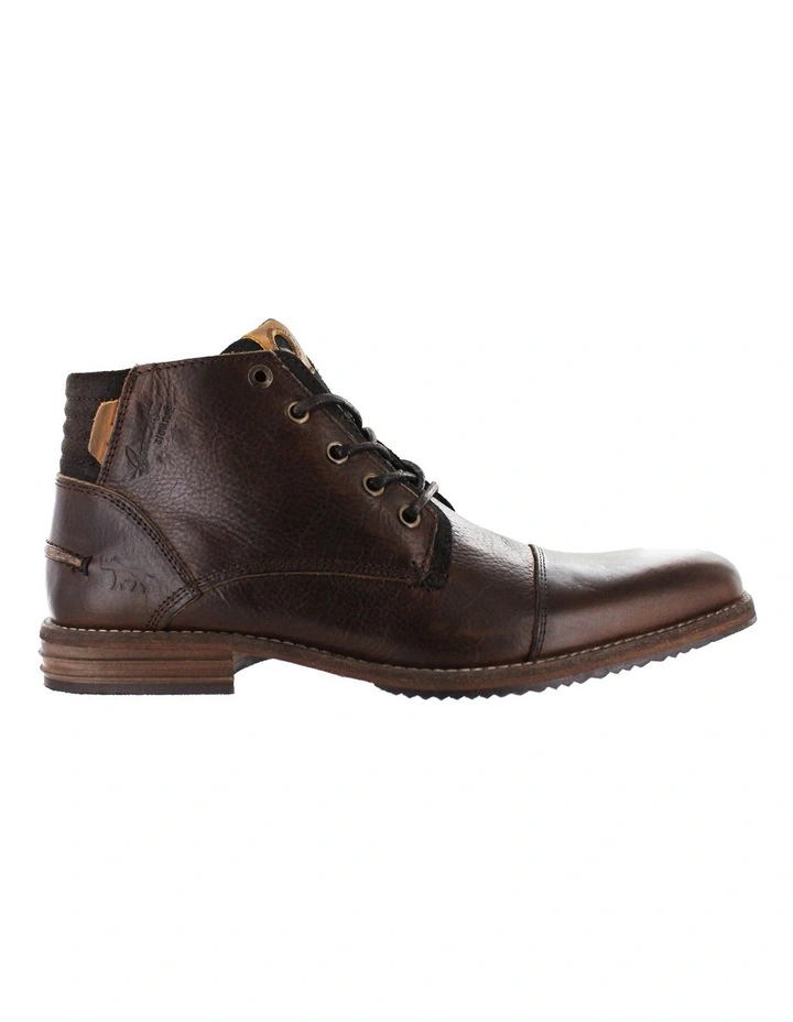 Chambers Lace Up Boot in Dark Brown
