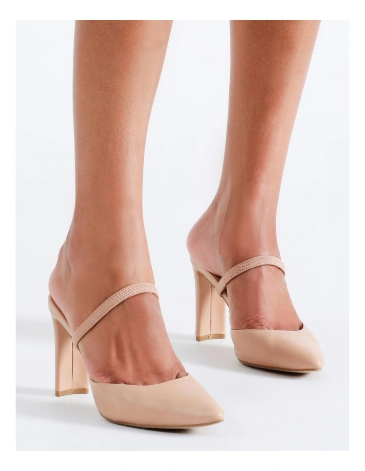 Keeley Heeled Shoes in Nude