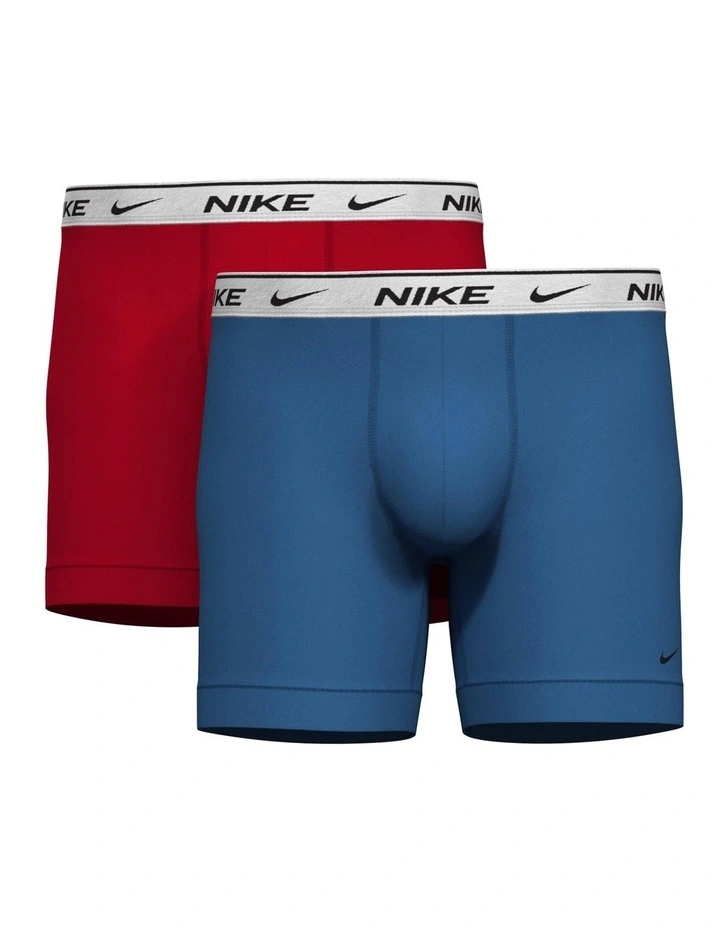 Everyday Cotton Stretch Boxer Briefs 2 Pack in Multi