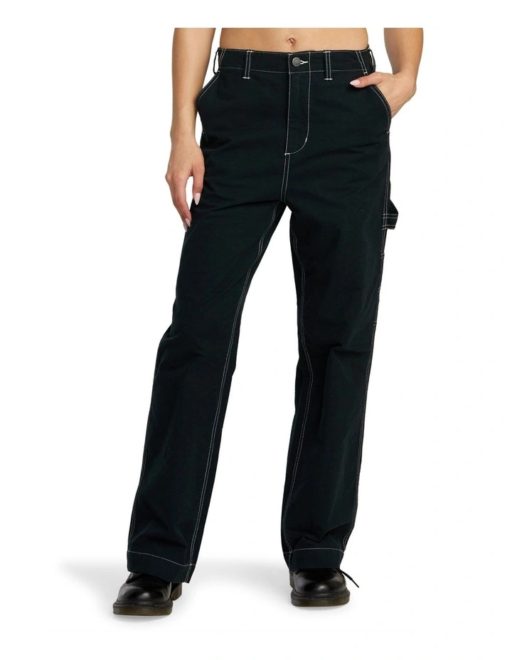 Spring Shift Pants in Black