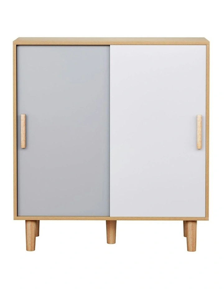 30 Pairs Sliding Doors Shoe Cabinet in Multi