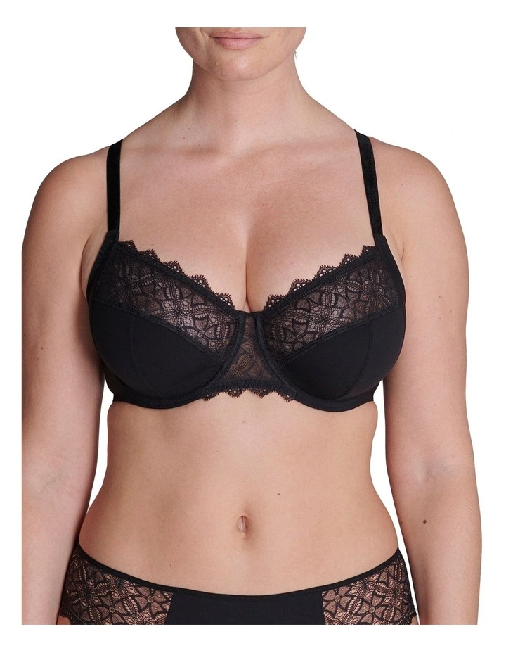 Escale Full Cup Control Bra in Black