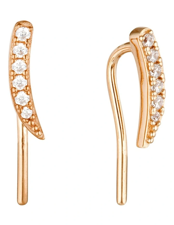 Vanilla Vine Rose Gold Earring