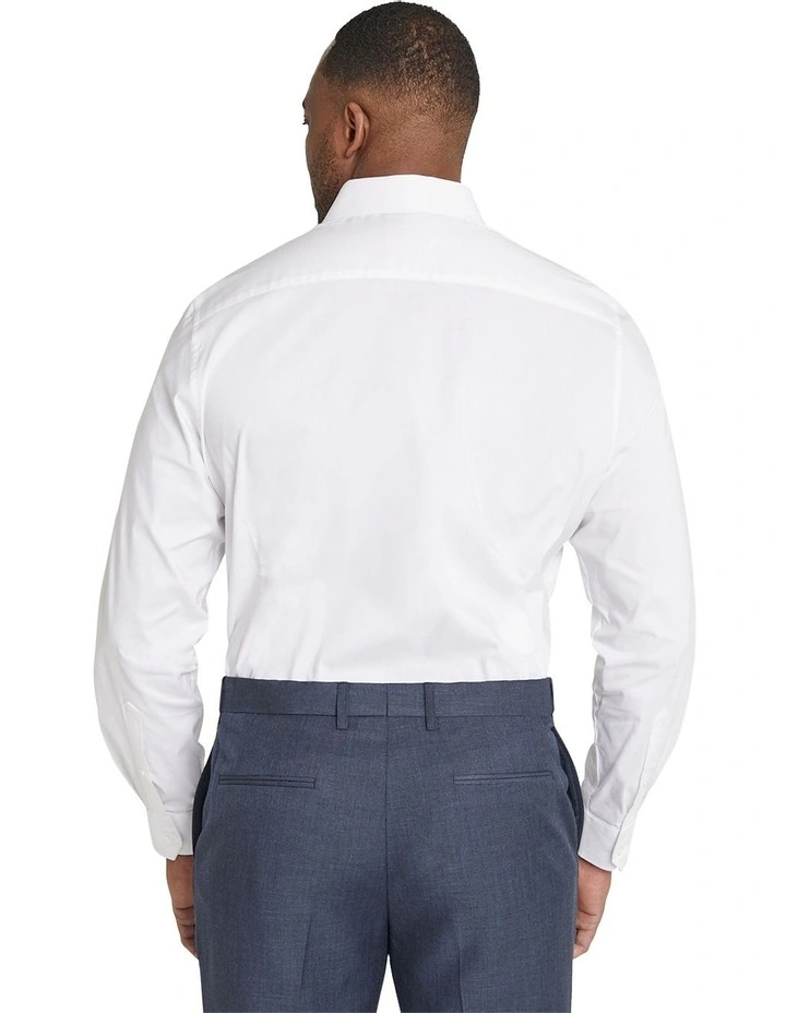 Freemon Stretch Dress Shirt in White