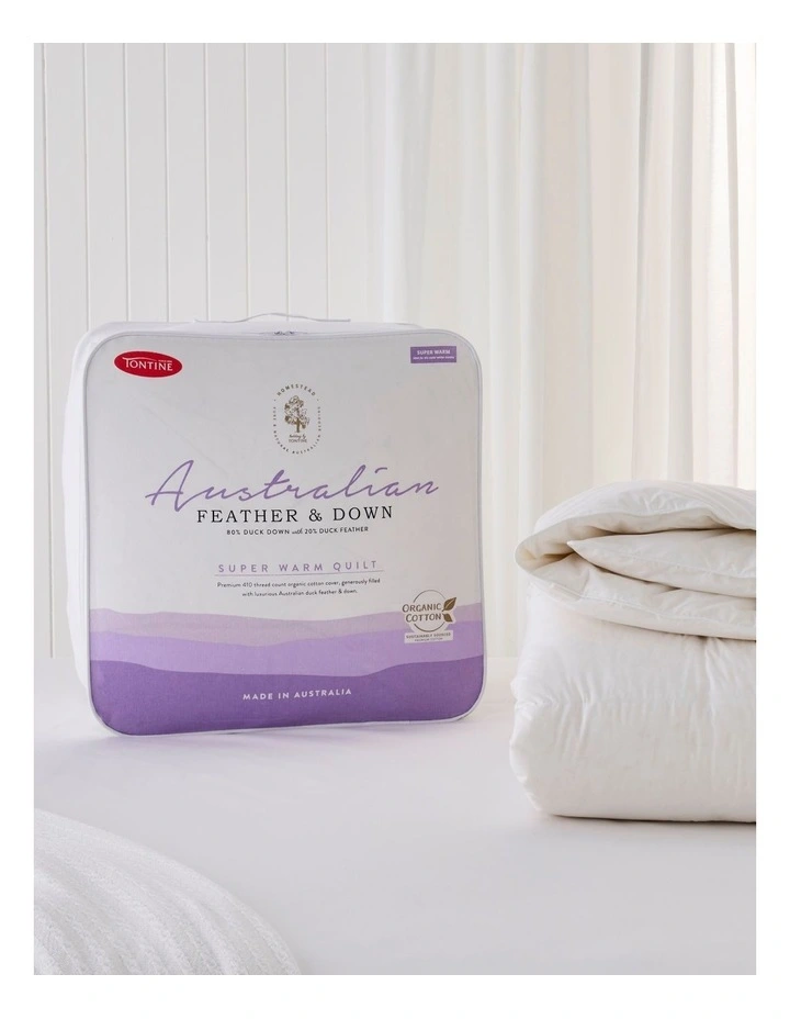 Homestead Australian Feather & Down Super Warm Quilt