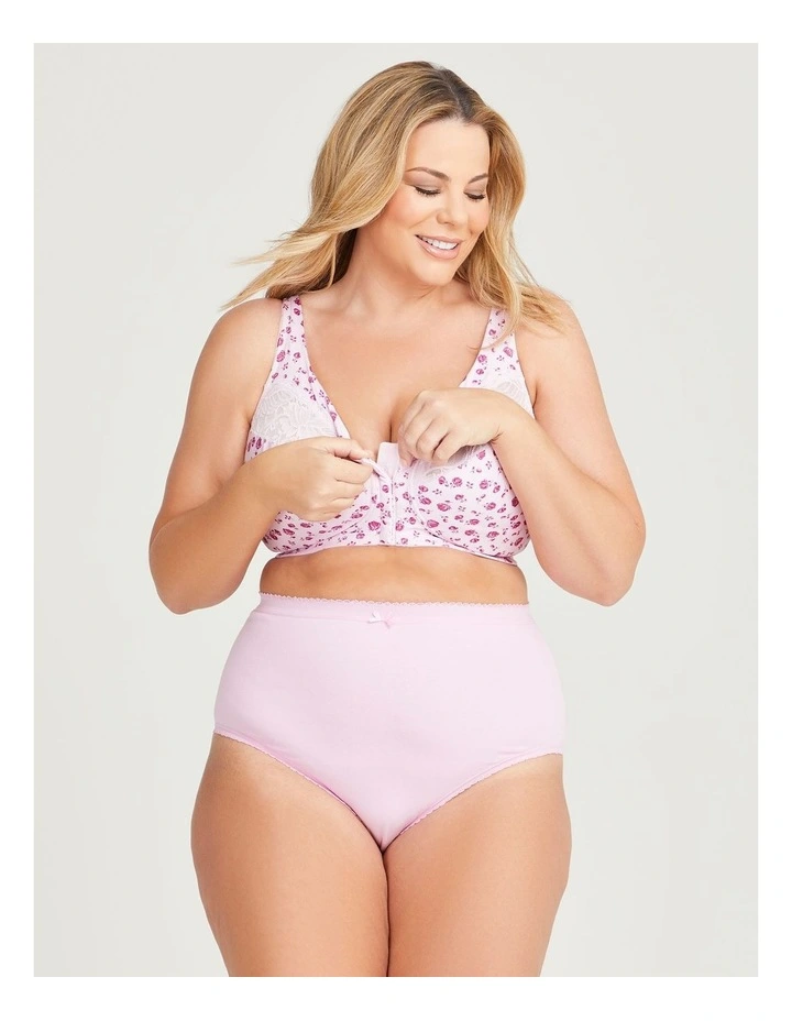 Front Opening Minimiser Bra in Ditsy Floral