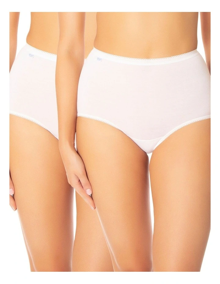 Maxi Brief 2 Pack in White
