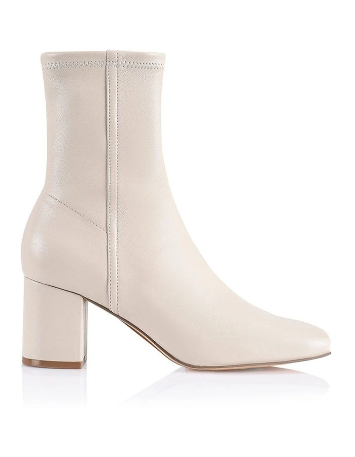 Juan Sock Boots in Bone