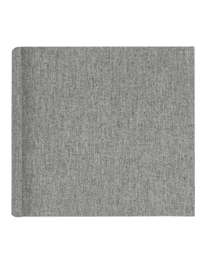 Plush Linen Photo Album 200 Photo Capacity in Grey