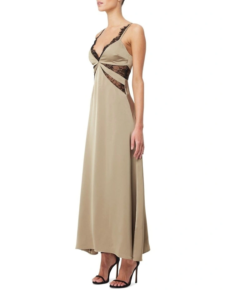 Adrift Maxi Dress in Mocha
