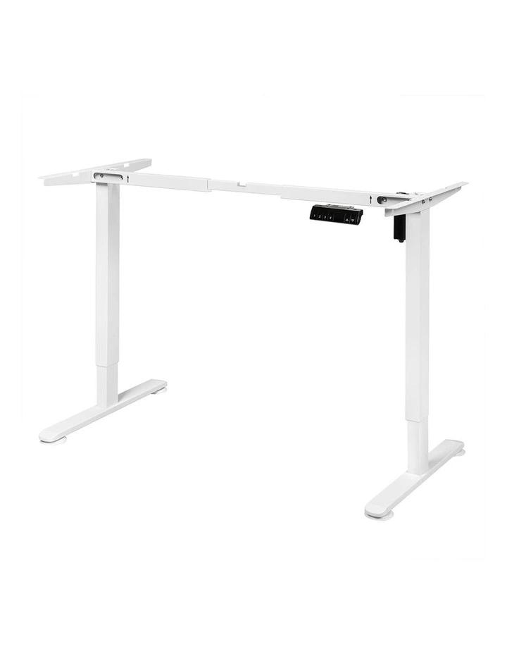 Motorised Standing Desk Frame in White