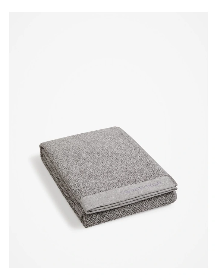 Calo Australian Cotton Bath Towel in Grey Marle