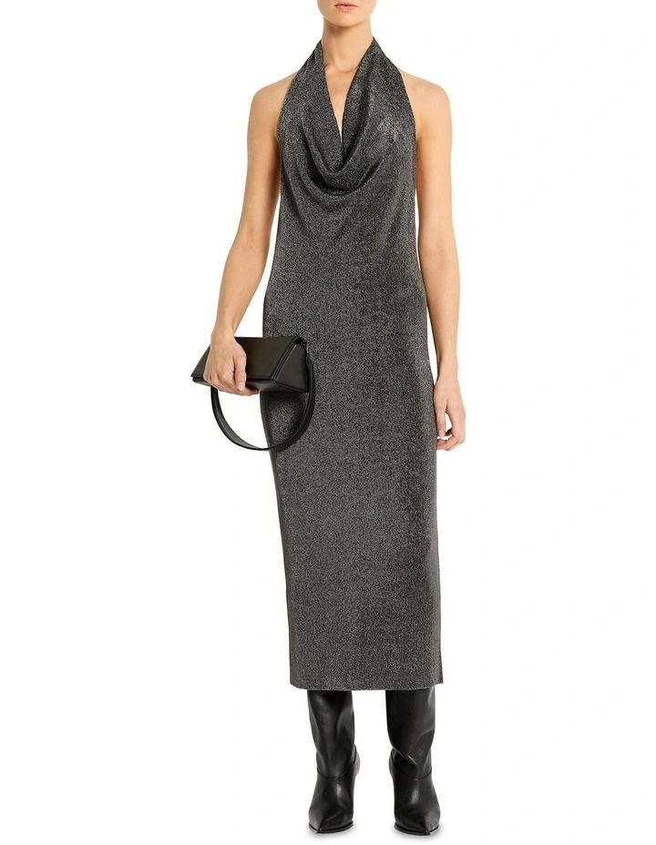 Havana Nights Dress in Gun Metal