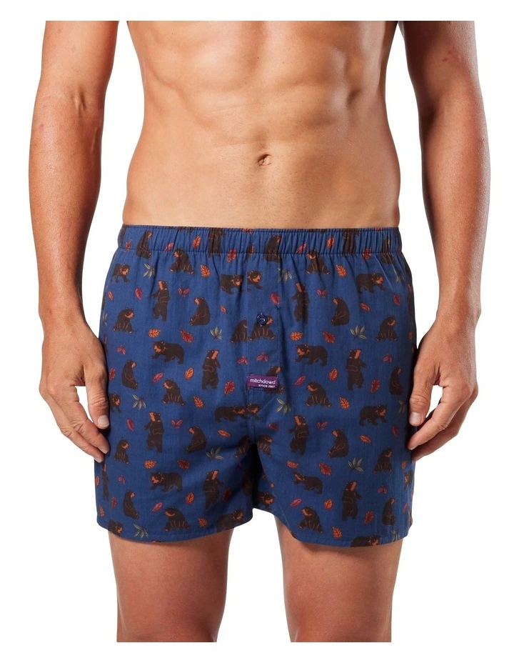 Bear & Moose Cotton Boxer 3 Pack in Multi
