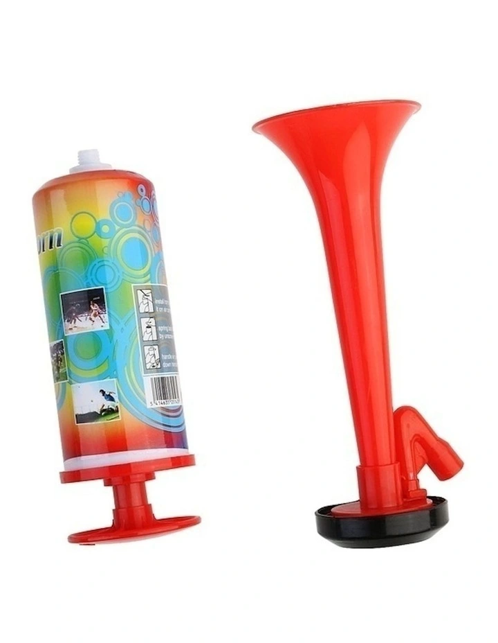 Air Horn Party Prop Hand Held Loud Pump Action in Multi