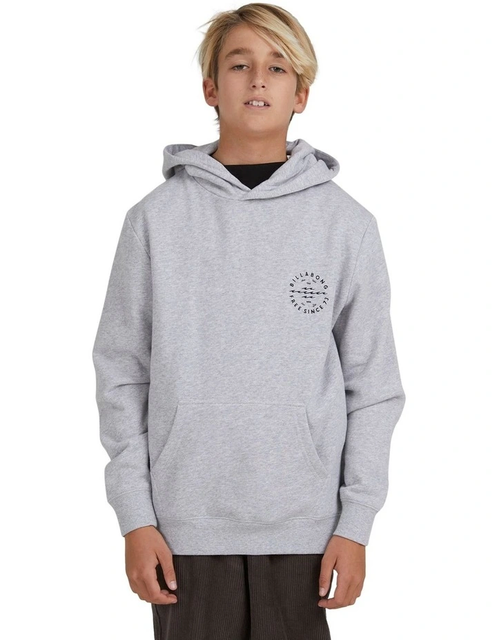 Big Wave Daz Pop Hoodie in Grey