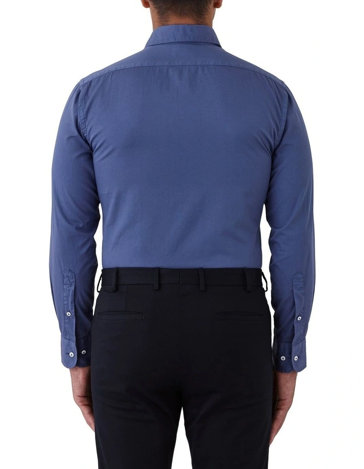 Prahran Modern Fit Shirt in Blue