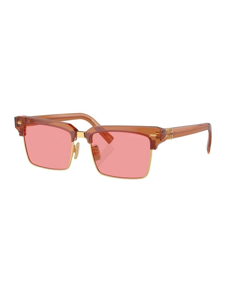 MU 10ZS Sunglasses in Brown