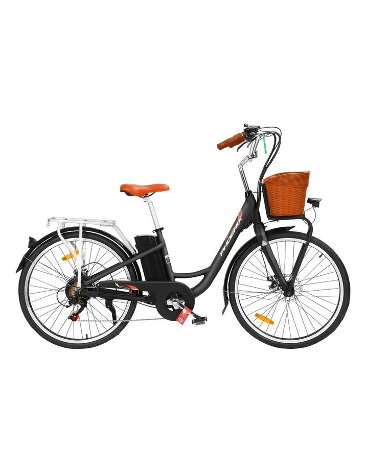 Phoenix 26 inch Electric Bicycle Black