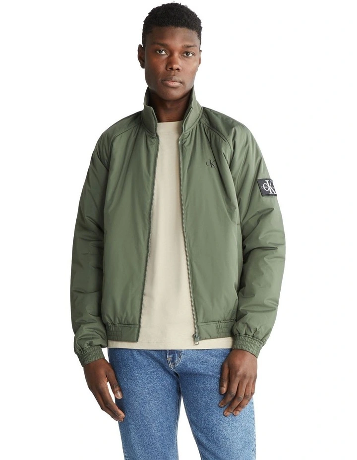 Padded Harrington Jacket in Green