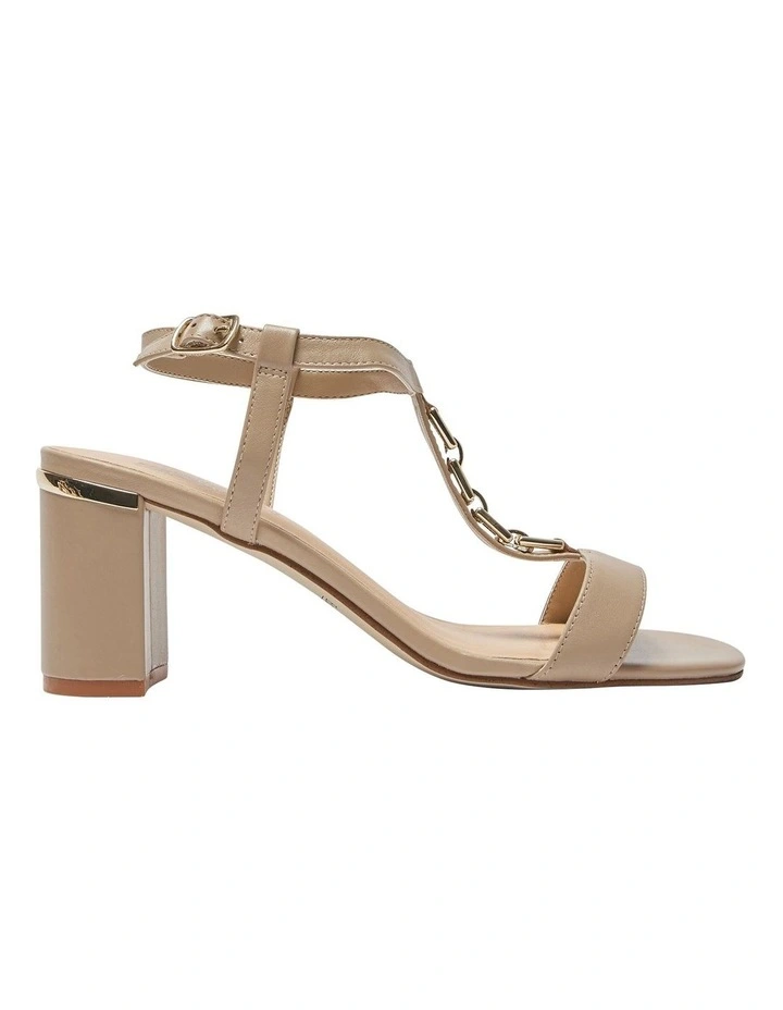 Unicorn Leather Sandals in Nude