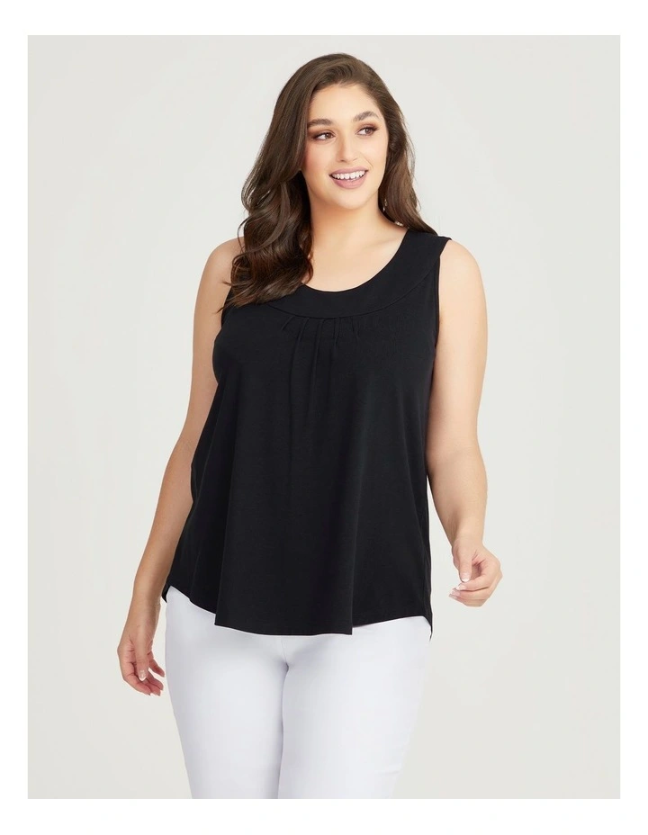 Australian Cotton Element Top in Black