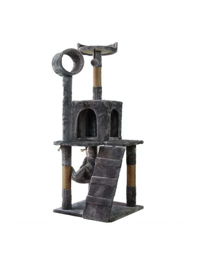Cat Tree Scratching Post 135cm Dark Grey