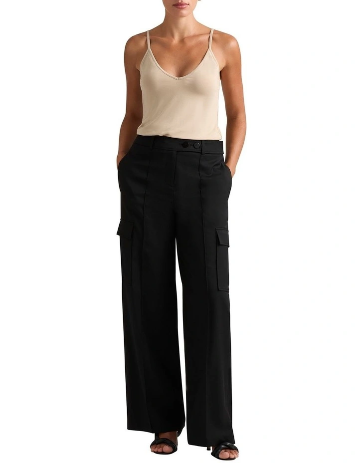 Betsy Bamboo Cami in Almond