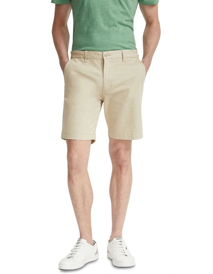 Henry Organic Cotton Chino Shorts in Desert Sand