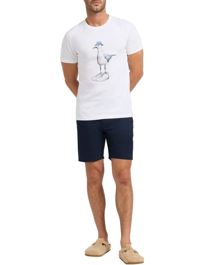 Gulls Tee in White