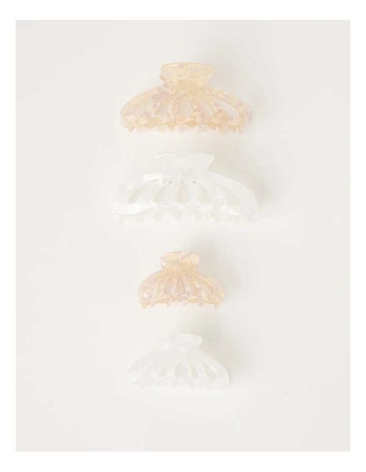 4 Pack Assorted Claw Clip in Assorted