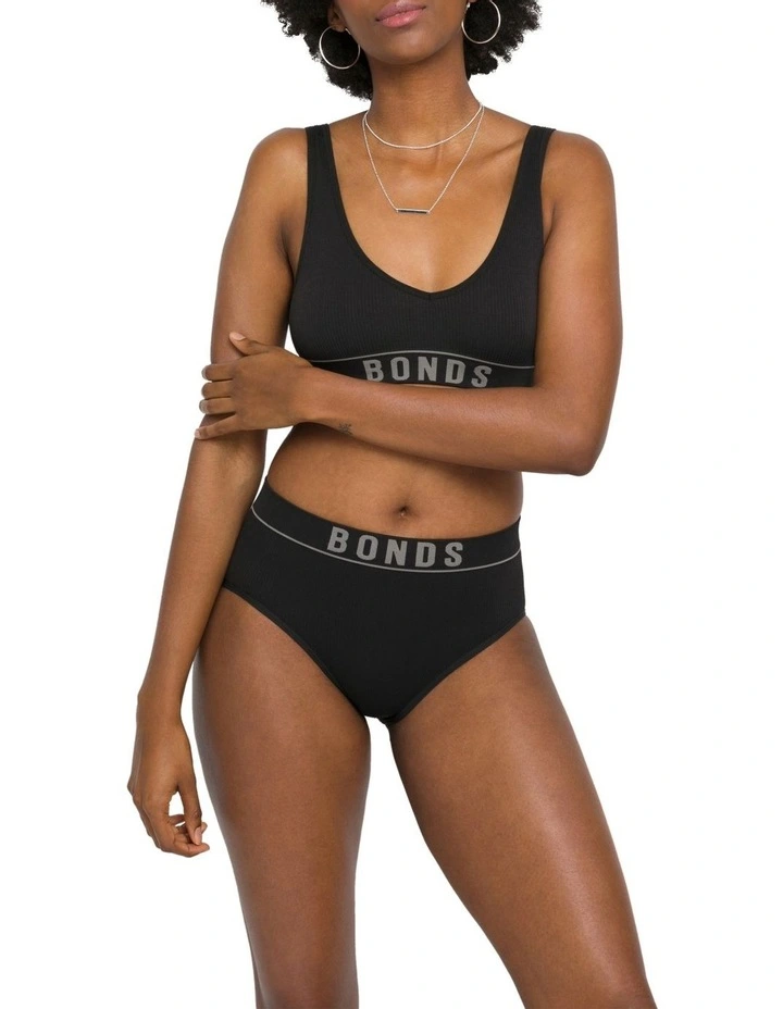 Originals Retro Rib Hi Hi Brief in Black