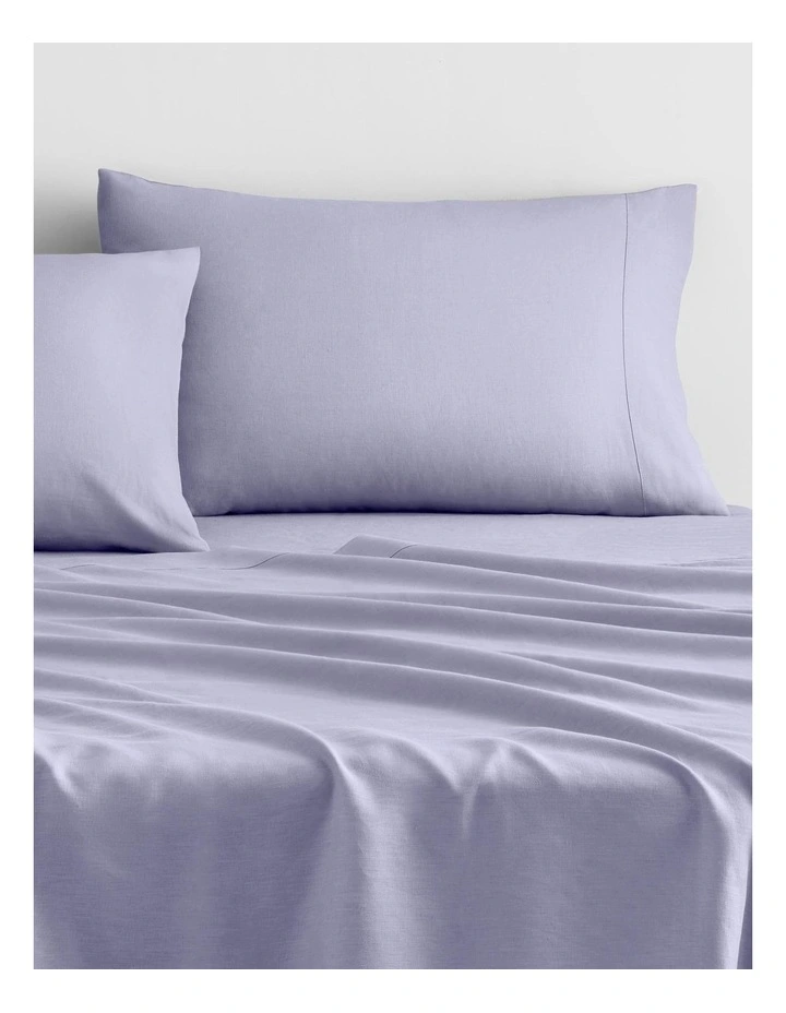 Abbotson Flat Sheet in Smokey Violet
