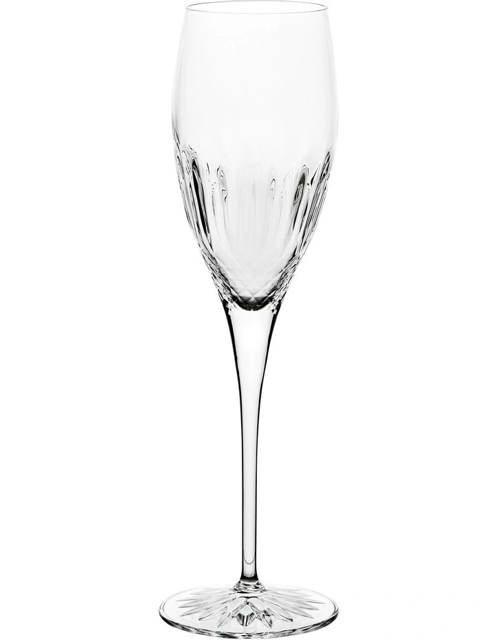 Diamante Set of 4 Prosecco Flute 220ml in Clear