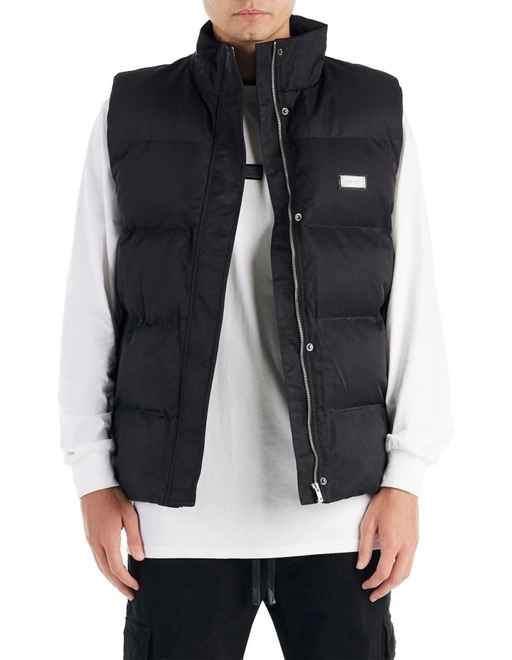 Monet Puffer Vest in Black