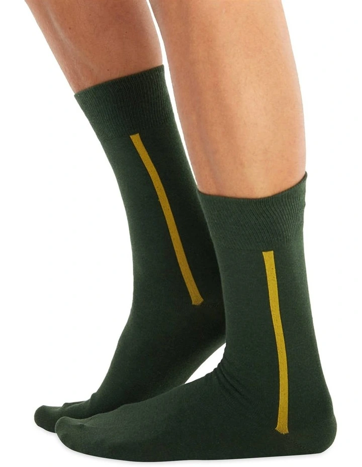 Men's Socks in Green 10 Pack