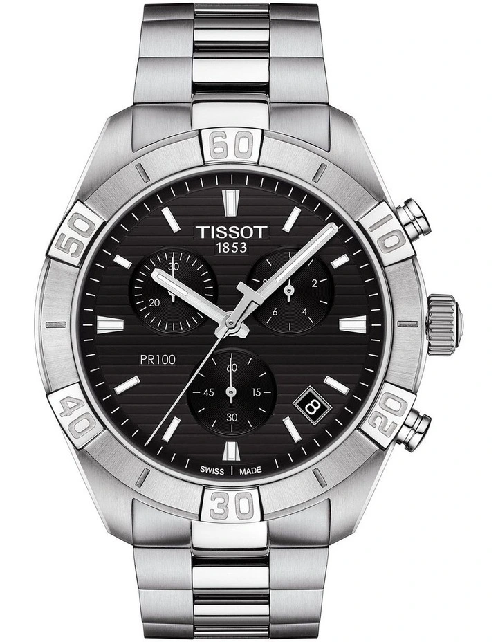 PR 100 Sport Gent Chronograph T1016171105100 Watch in Black