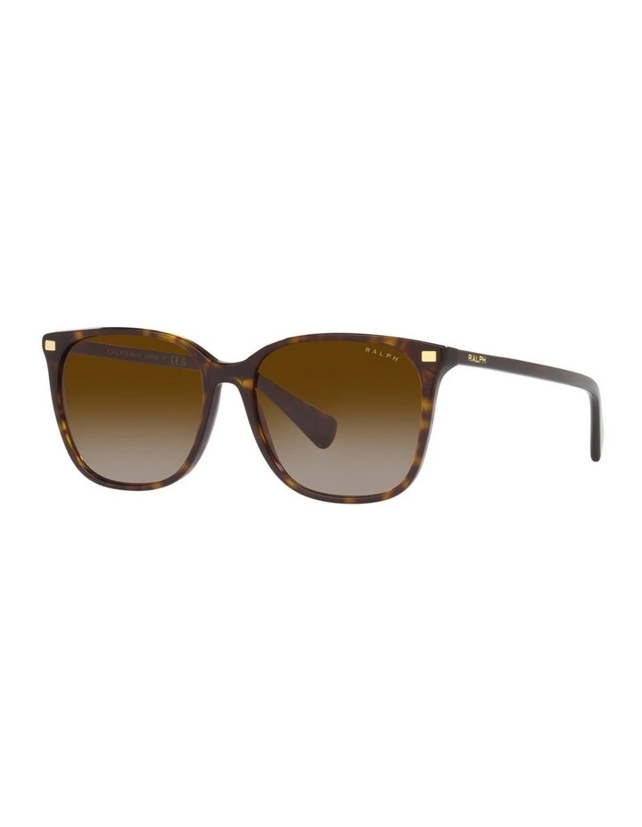 0RA5293 Sunglasses in Shiny Dark Havana