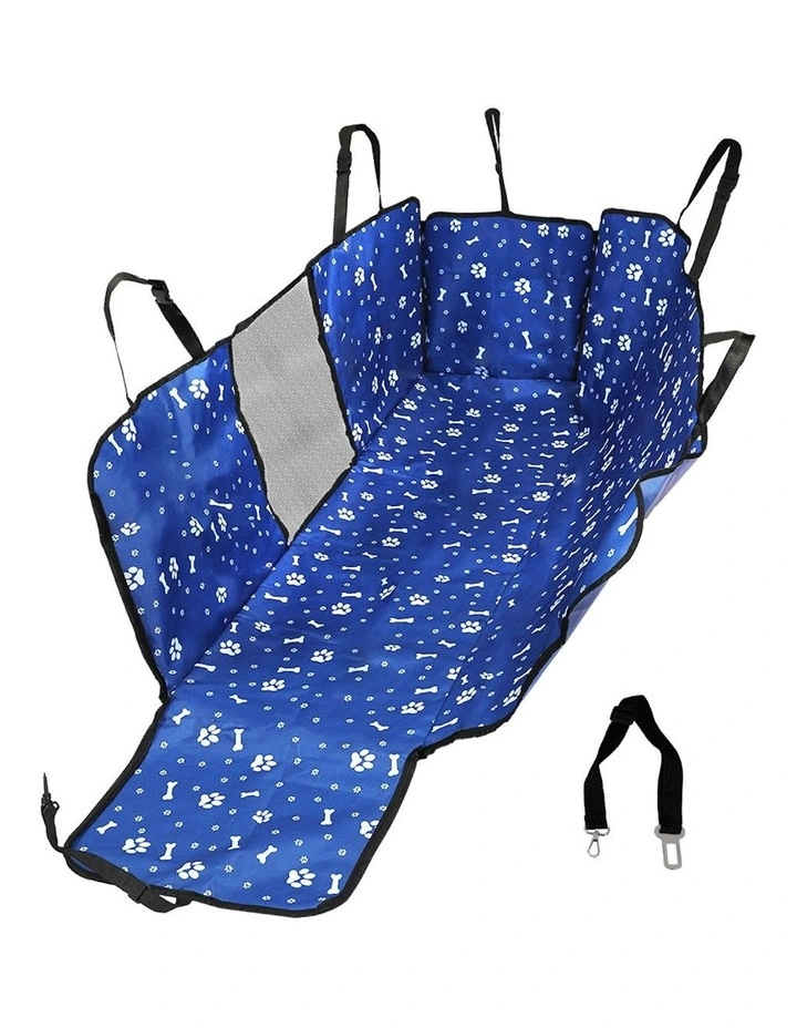 Pet Back Car Seat Cover in Blue