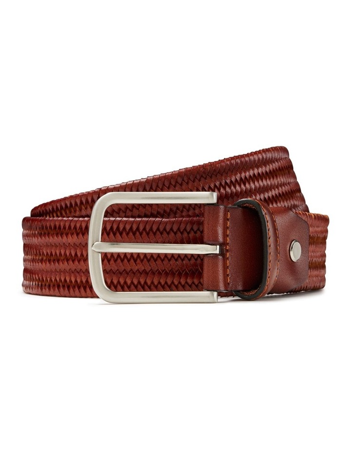 Devon Leather Belt in Whiskey