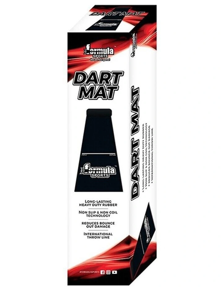 Formula Sports Non-Slip Dart Mat 63cm in Black