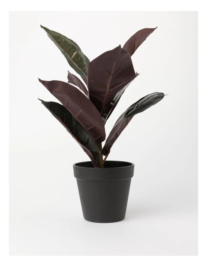 Small Rubber Artificial Plant 45cm in Green