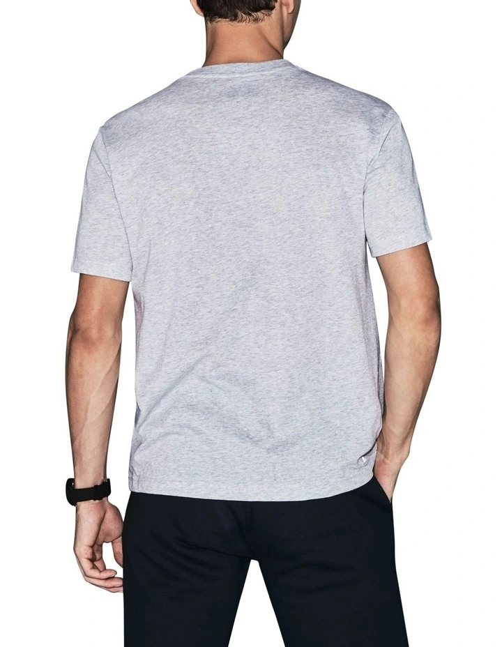 Basic Crew Neck Sport Tee in Grey