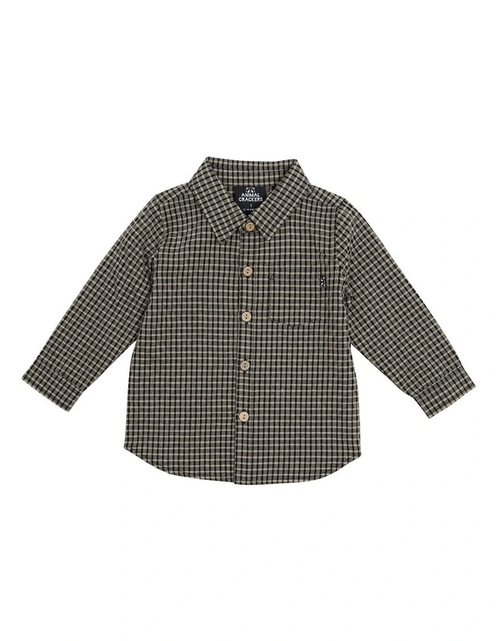 Trail Long Sleeve Shirt (Sizes 0-5) in Check