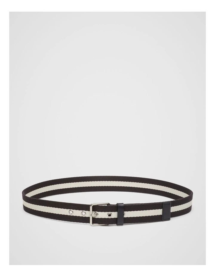 Ashton Webbing Belt in Navy