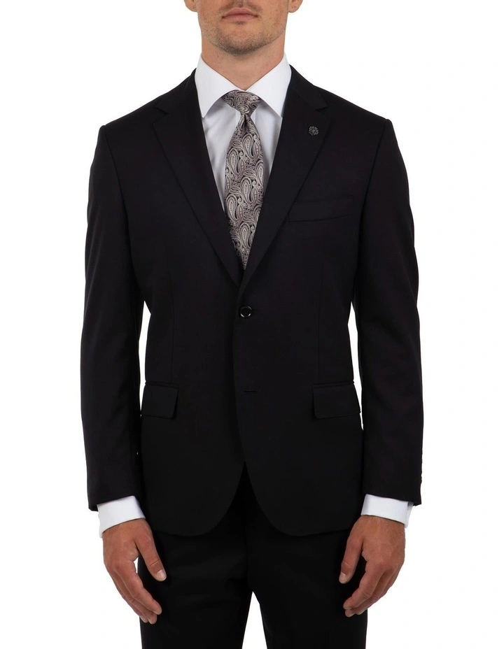 Modern Fit Morse Black Suit Jacket FMG100
