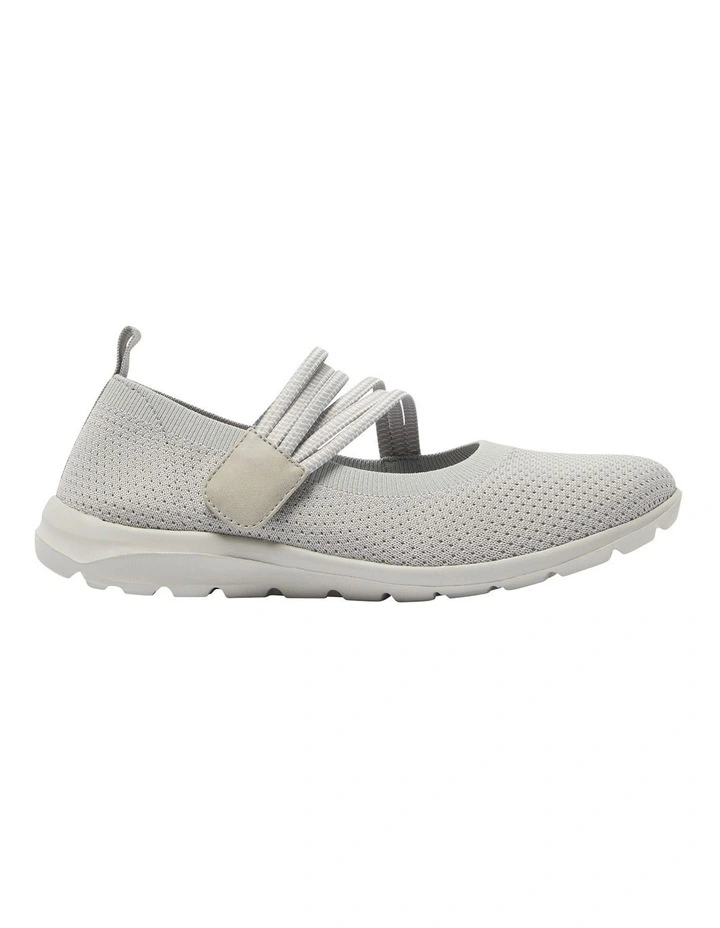 Patsy Sneakers in Light Grey Stretch