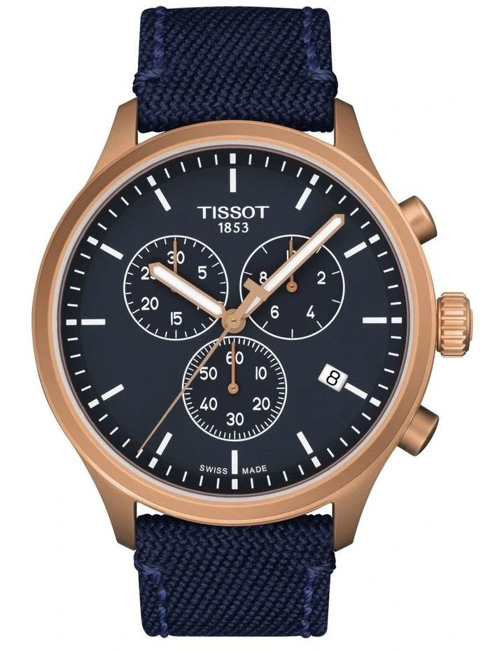 Chrono XL T1166173704100 Watch in Blue