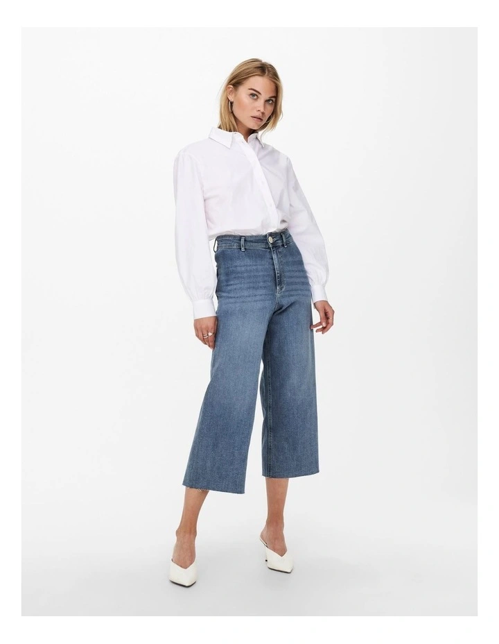 Sylvie High Waisted Denim Jeans in Indigo